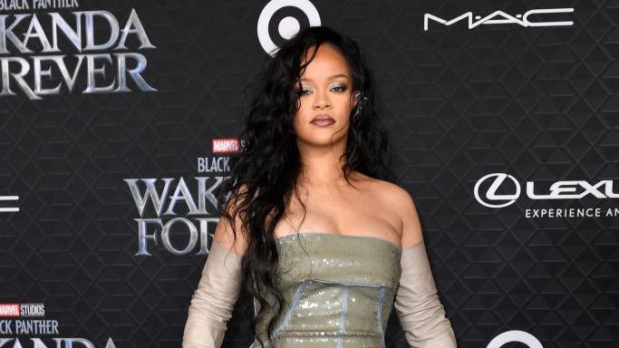 Rihanna arrives for the world premiere of Marvel Studios' "Black Panther: Wakanda Forever"