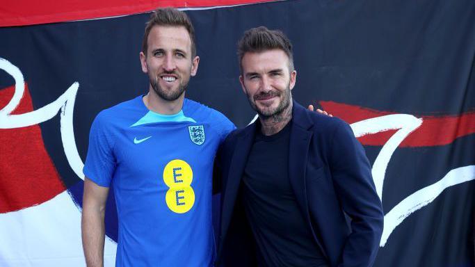 Harry Kane and David Beckham.