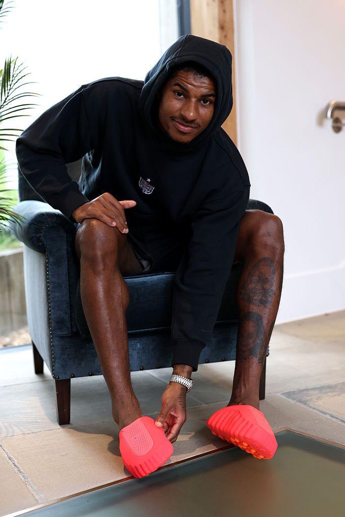 Marcus Rashford is one of the players to try the footwear