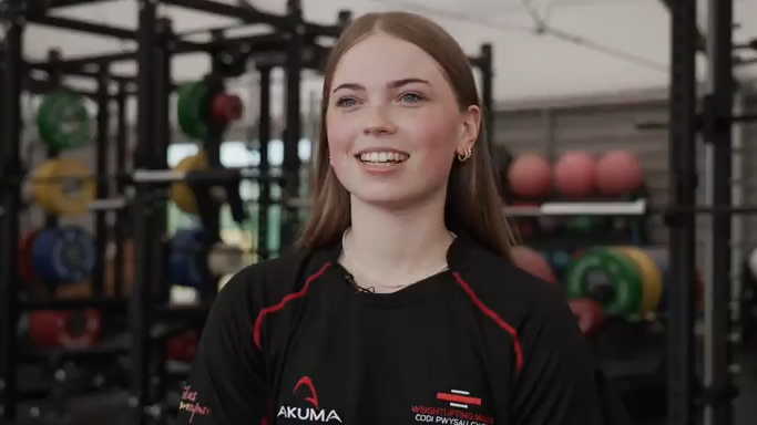 Team Wales weightlifter Maddy Connelly