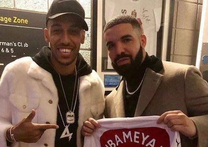 Aubameyang and Drake.