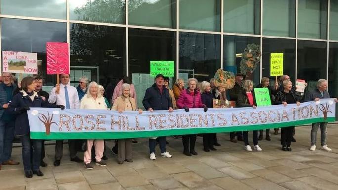 Campaigners staged a protest at Doncaster Council