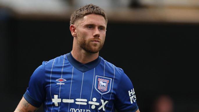 Wes Burns in action for Ipswich Town