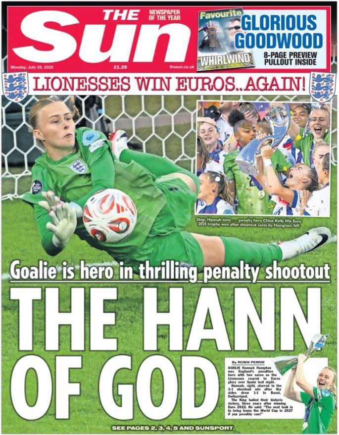 Sun back page