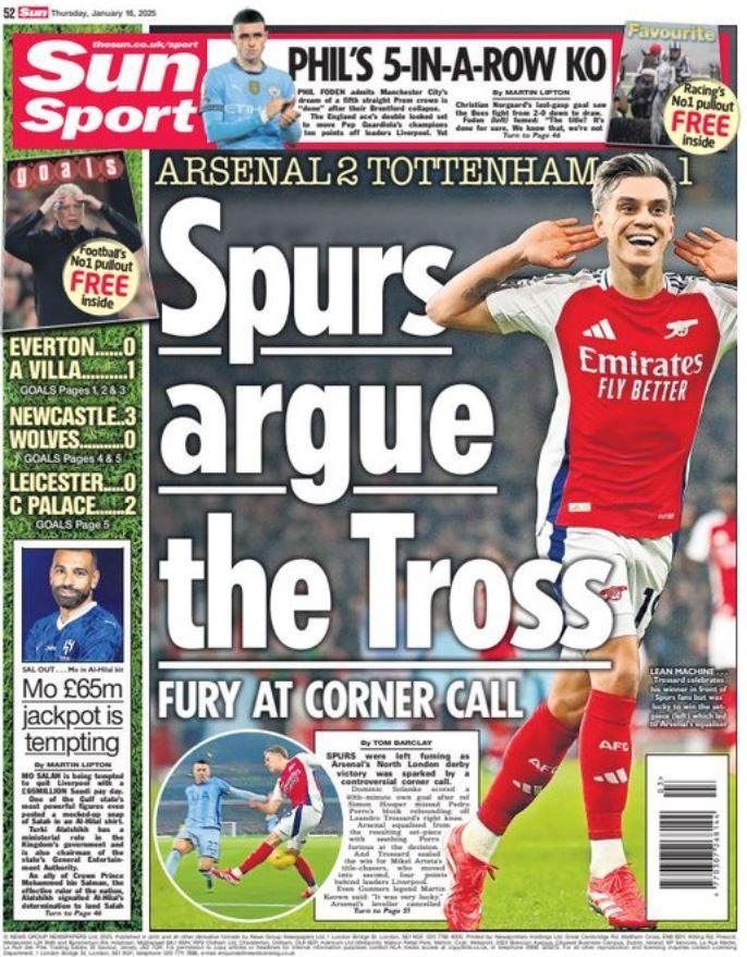 Sun back page