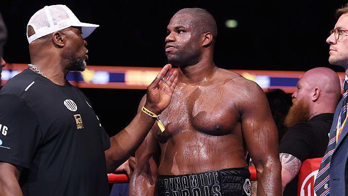Daniel Dubois is consoled by Don Charles