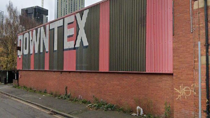 Street view of Downtex Mill on Mary Street in Manchester