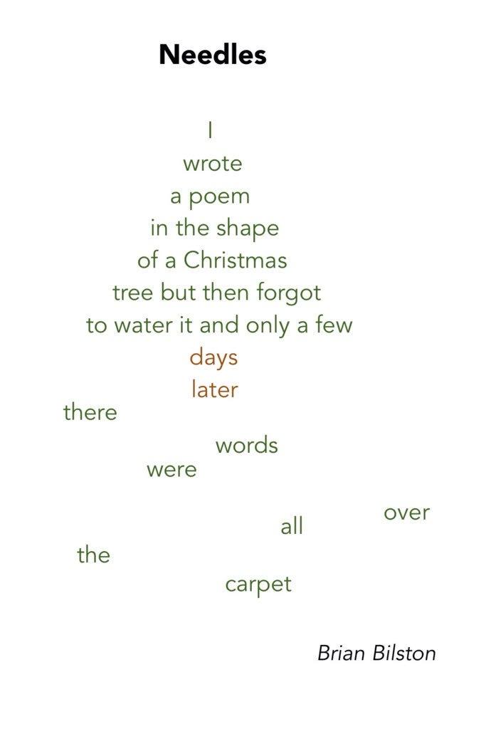 Christmas tree poem