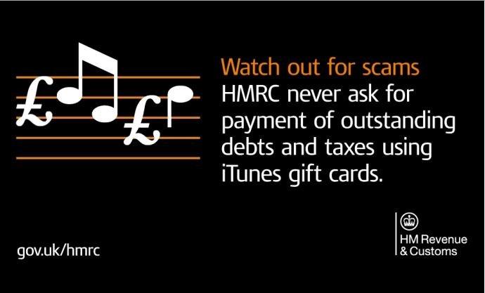 HMRC warning on gift cards