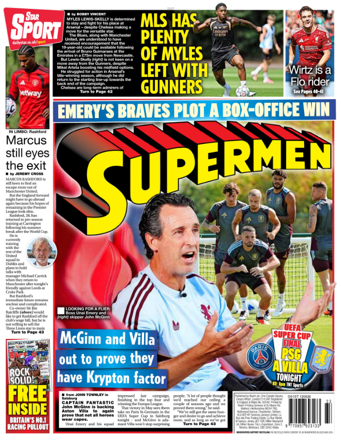 Daily Star back page