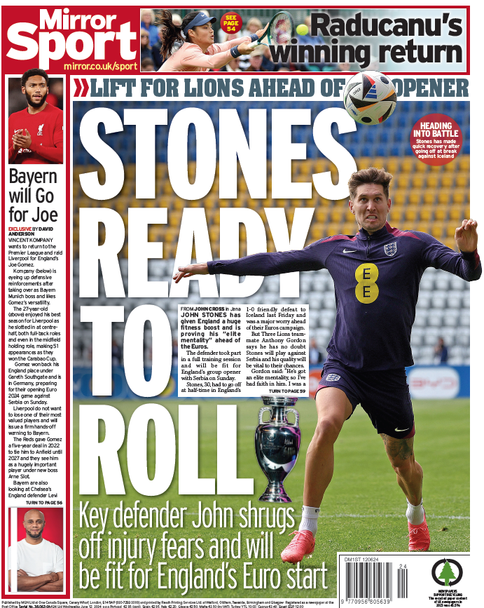 Mirror back page