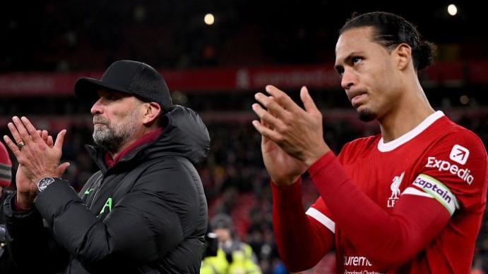 Jurgen Klopp and Virgil van Dijk