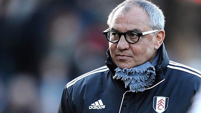 Fulham manager Felix Magath