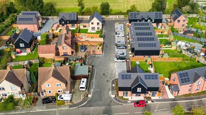 A new housing estate in Waverley