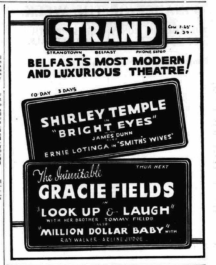 Strand film poster for Bright Eyes