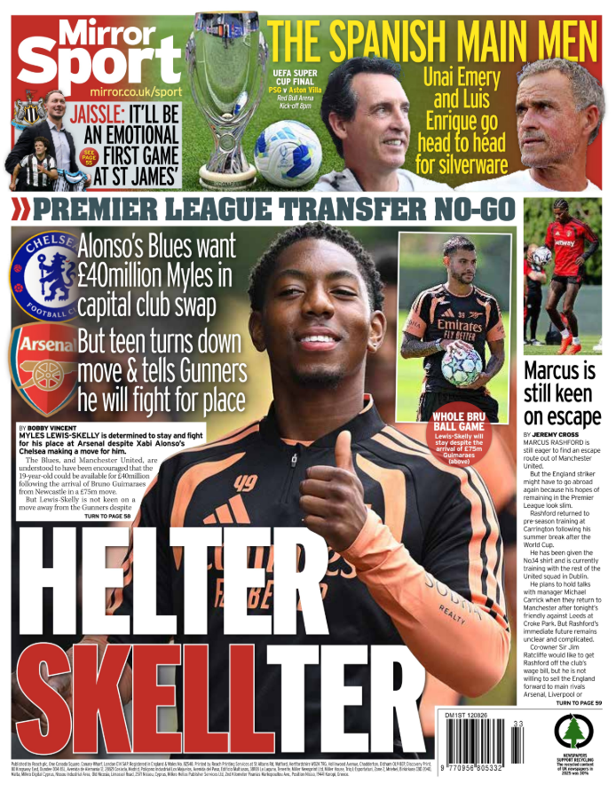 Mirror back page