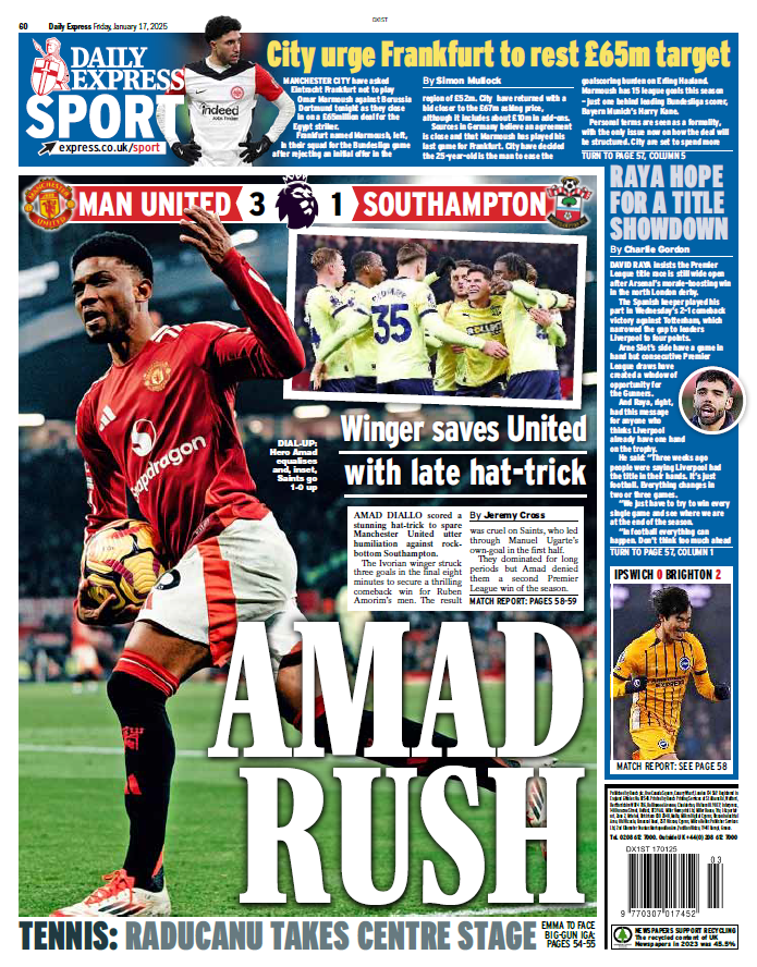 Express back page