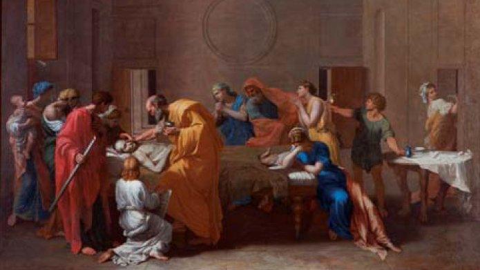 Extreme Unction by Nicolas Poussin