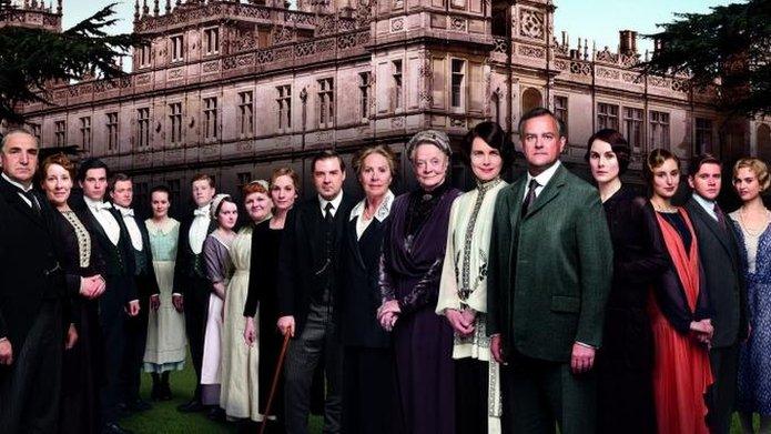 The cast of Downton Abbey