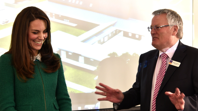 Catherine and Graham Butland chatting