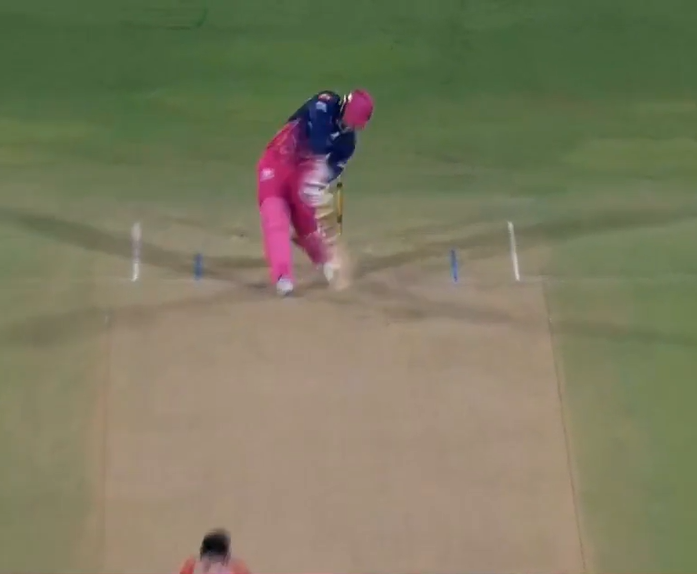 Vaibhav Sooryavanshi makes impact with the ball