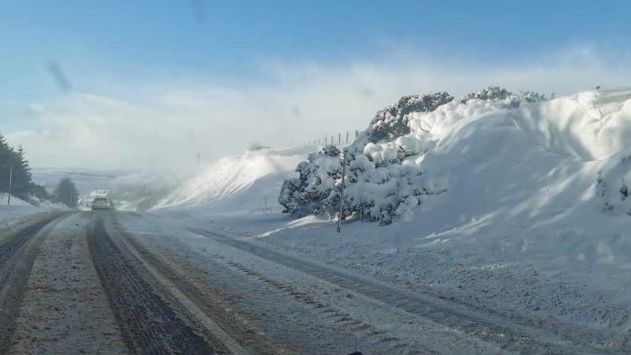 Snow at Berriedale