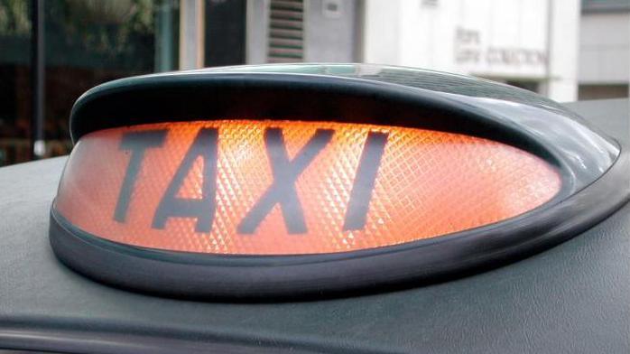 Taxi sign