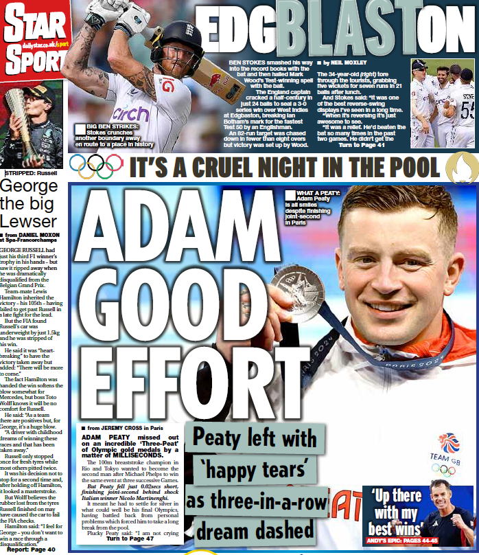 Star back page