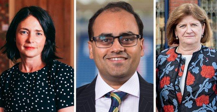 Alys Carlton, Sameer Rahman a Dr Carol Bell