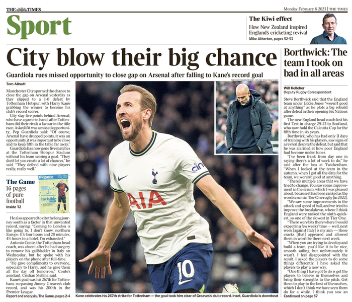 Times back page