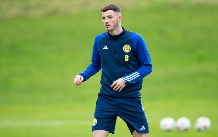 Kerr Smith in Scotland under-19 training