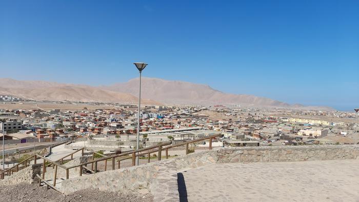 View of Alto Hospicio, located in Chile's Atacama desert. 