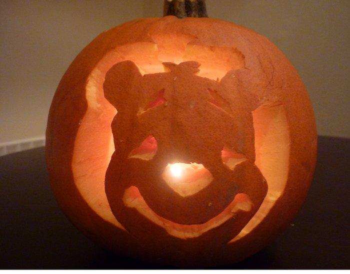 Carved pumpkin