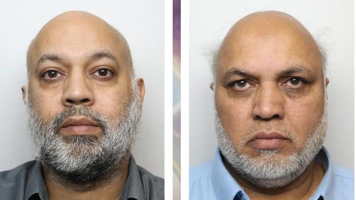 Mugshots of Fayaz and Imtiaz Ahmed