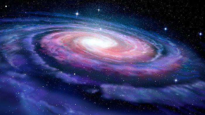 An illustration of the Milky Way.