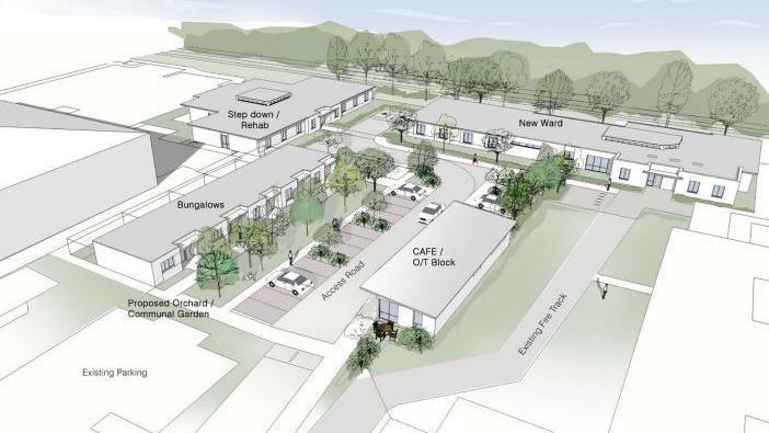 Artist's impression of the new facilities at the Avalon Centre site