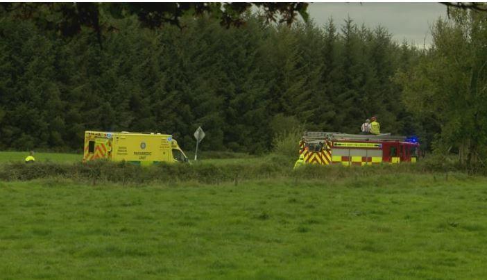 Scene of accident in Mayo