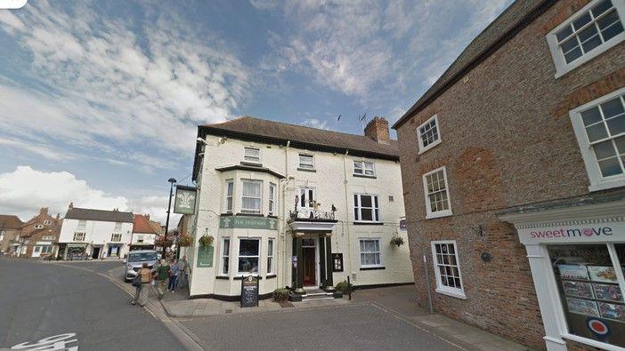 A Google Maps image of The Feathers Hotel in Pocklington 