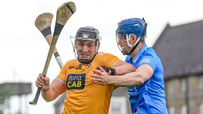 Domhnall Nugent in action against Dublin