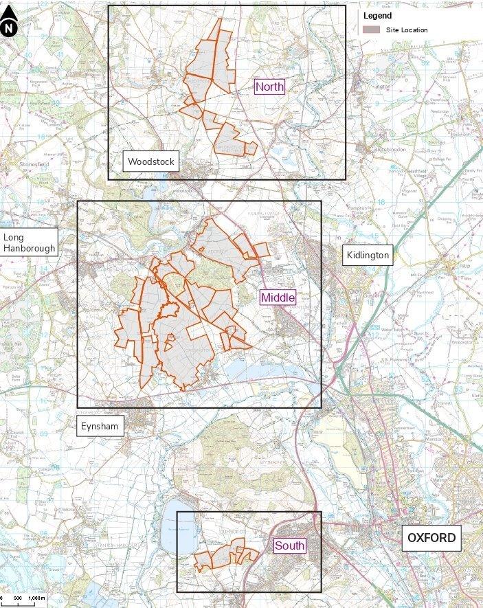 The map of where the solar farm would go