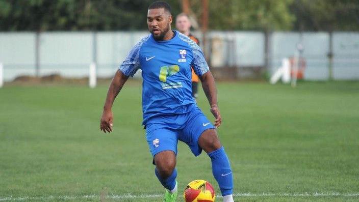 Zeph Thomas, who is player-manager of non-league Yorkshire side Dearne & District
