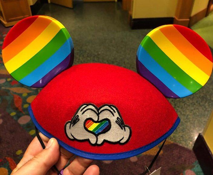 Rainbow Mickey Mouse ears