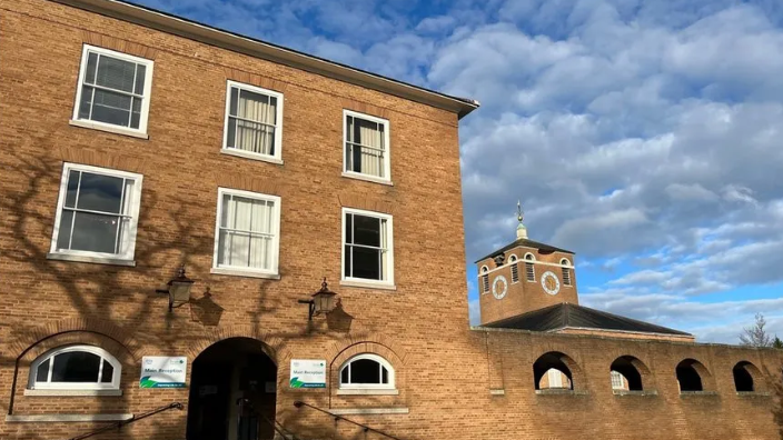 Close up of Devon County Hall