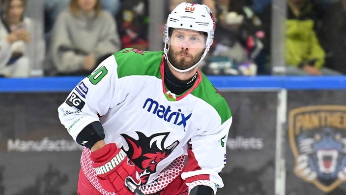 Gleason Fournier in action for Cardiff Devils 