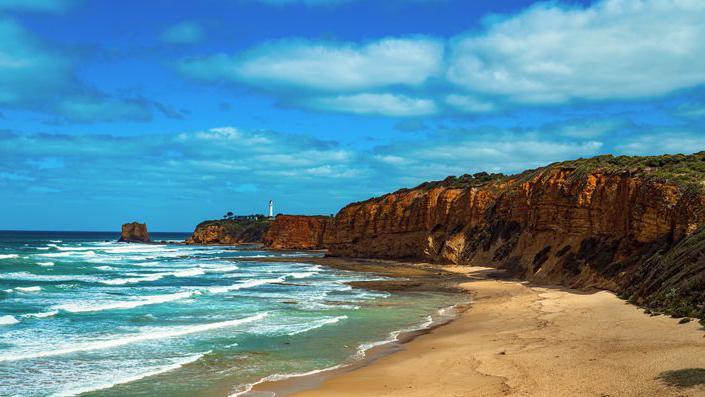 Coastline of Victoria in Australia