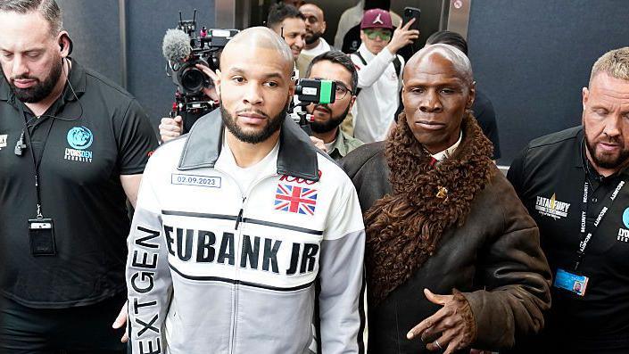 Chris Eubank Jr and Chris Eubank Sr side-by-side