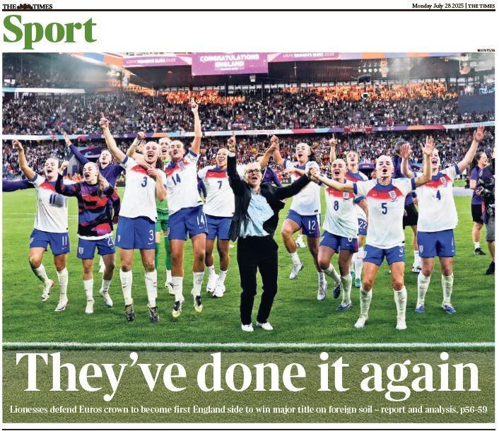 Times back page