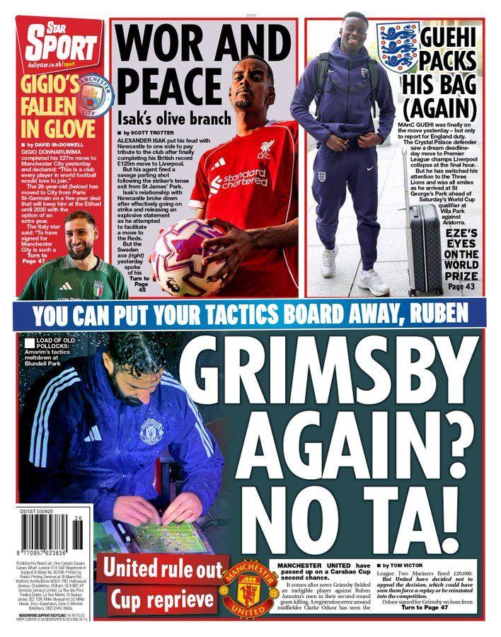 Daily Star back page