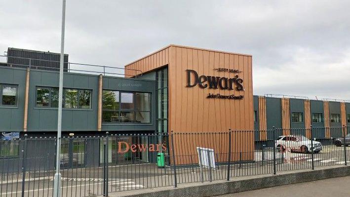 The John Dewar & Sons bottling complex on London Road in Glasgow