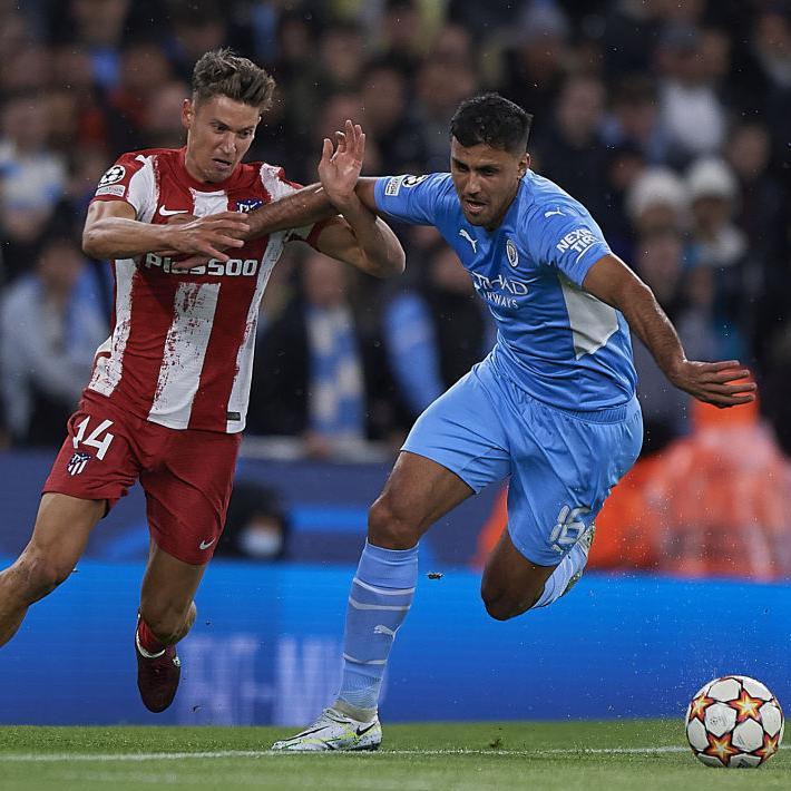 Rodri holds off Marcos Llorente